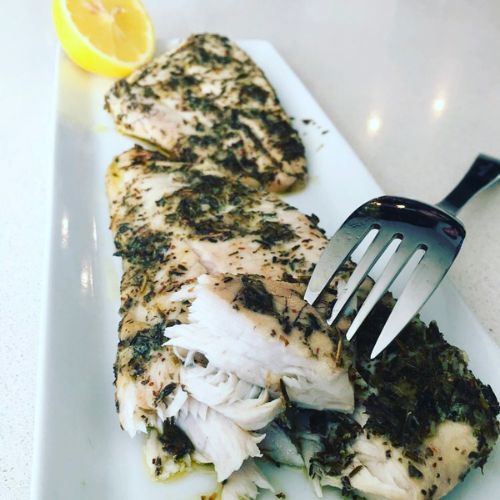Garlic and Herb Pan Fried Angel Fish Angel Fish Food Recipes Fishw