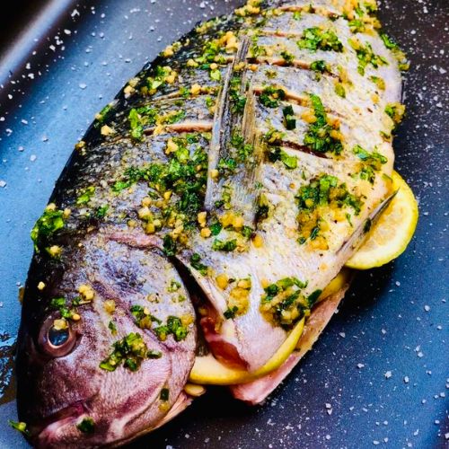 Whole Baked Black Bream | Black Bream Food Recipes | Fishwife