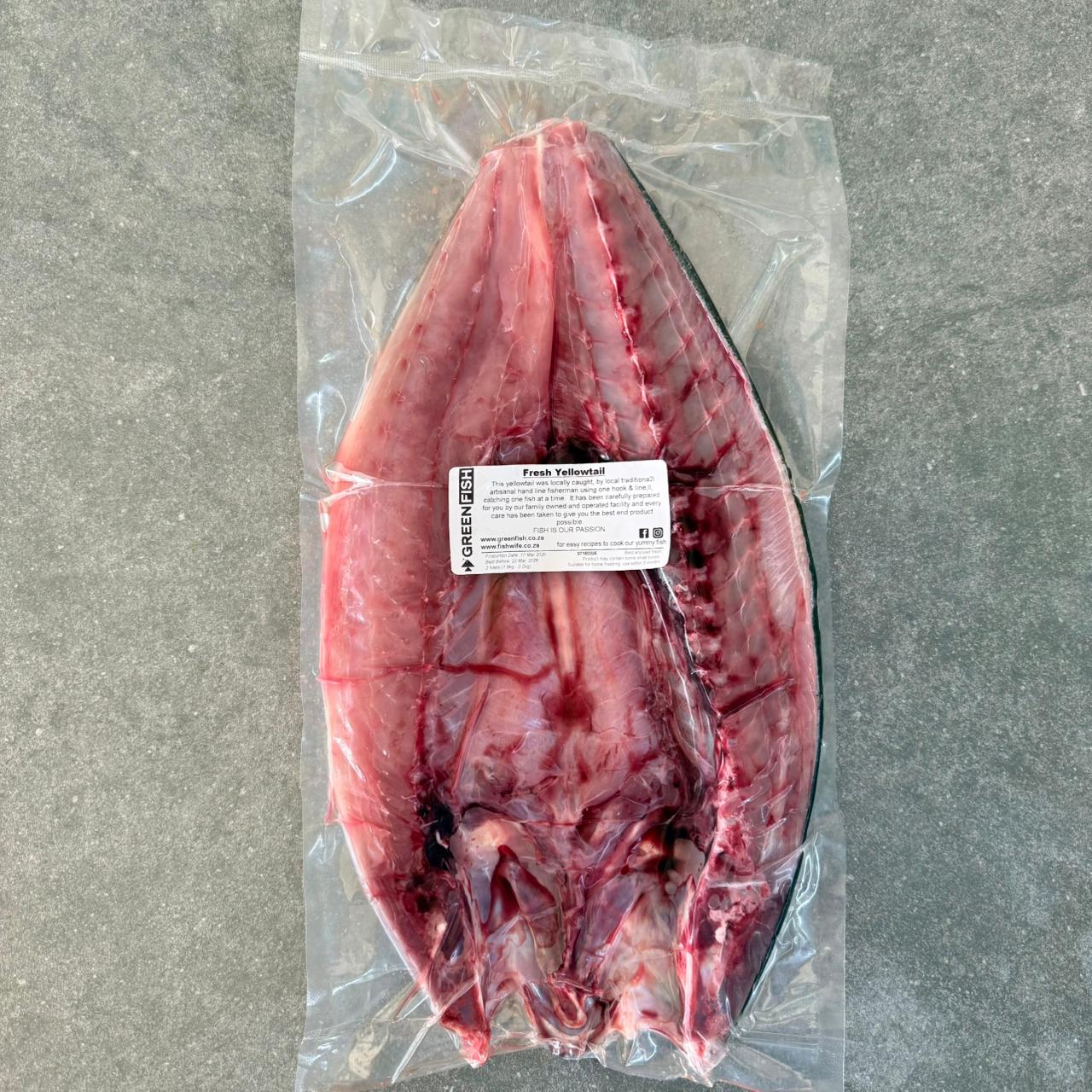 Yellowtail Butterfly | Braai | Fresh Fish Box | Wild caught | 1.4kg