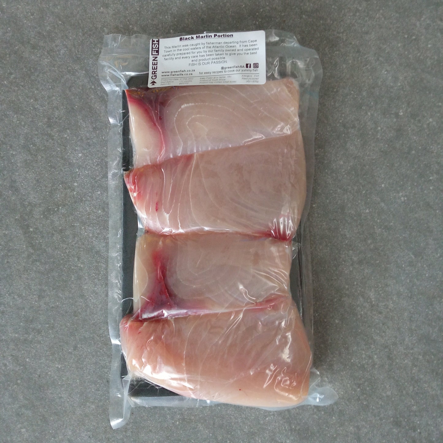 Black Marlin Steaks | Portion Frozen Box | Premium Portion Range | 4 x 200g
