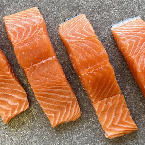 Norwegian Salmon Portions | Frozen Box | Cultivated | X4