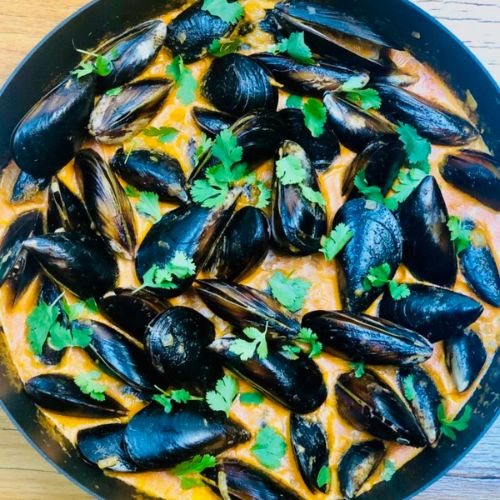 Red Coconut Curry Mussels | Mussels Food Recipes | Fishwife