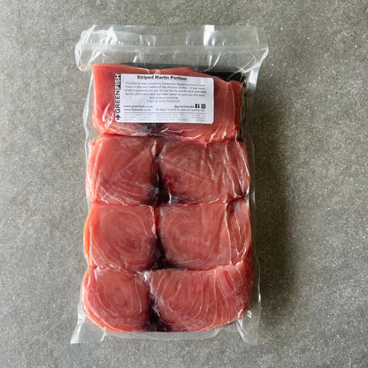 Striped Marlin Steaks | Portion Frozen Box | Premium Portion Range | 4 x 200g