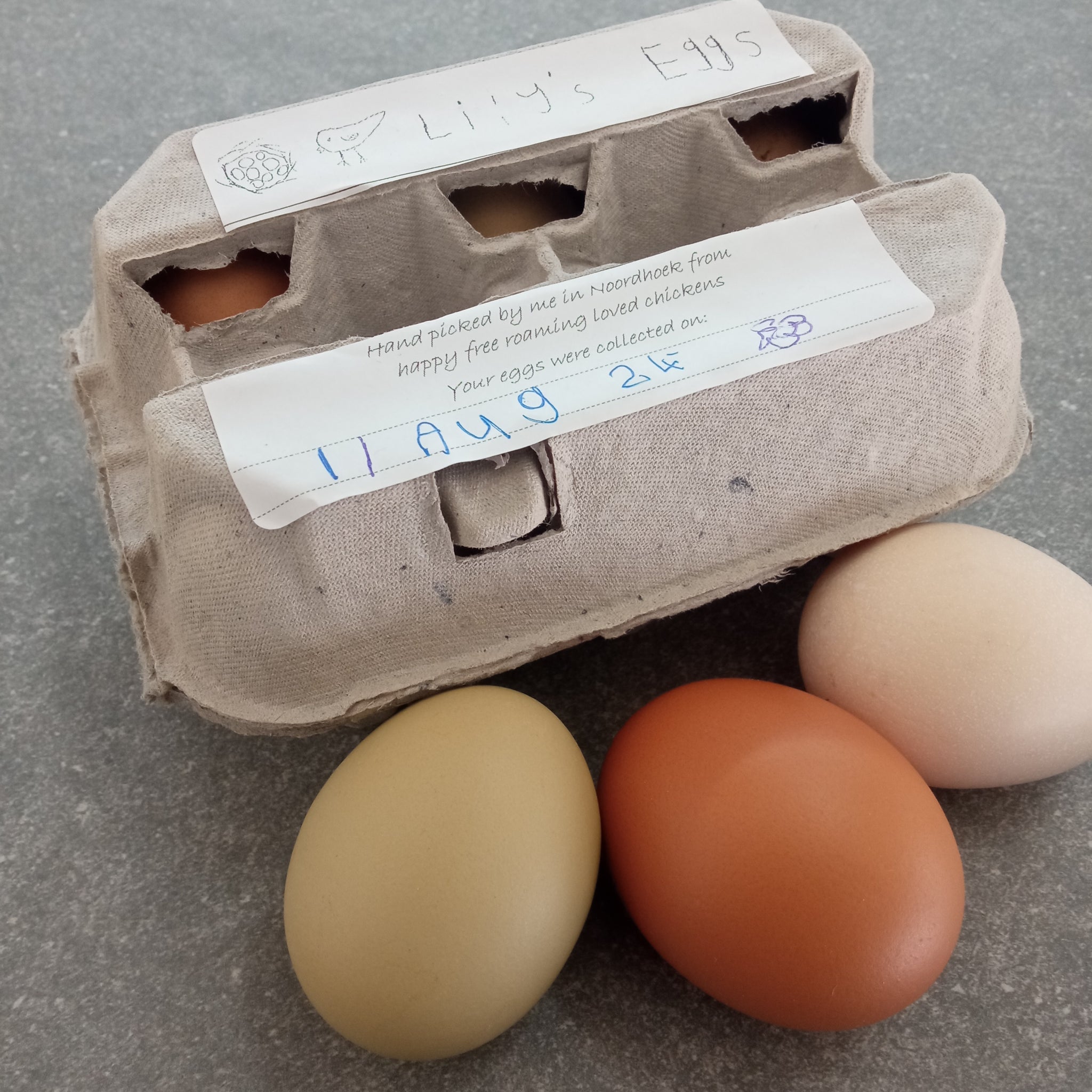 Lily's Free Range Chicken Eggs | Fresh box | 18x Medium Fresh Eggs