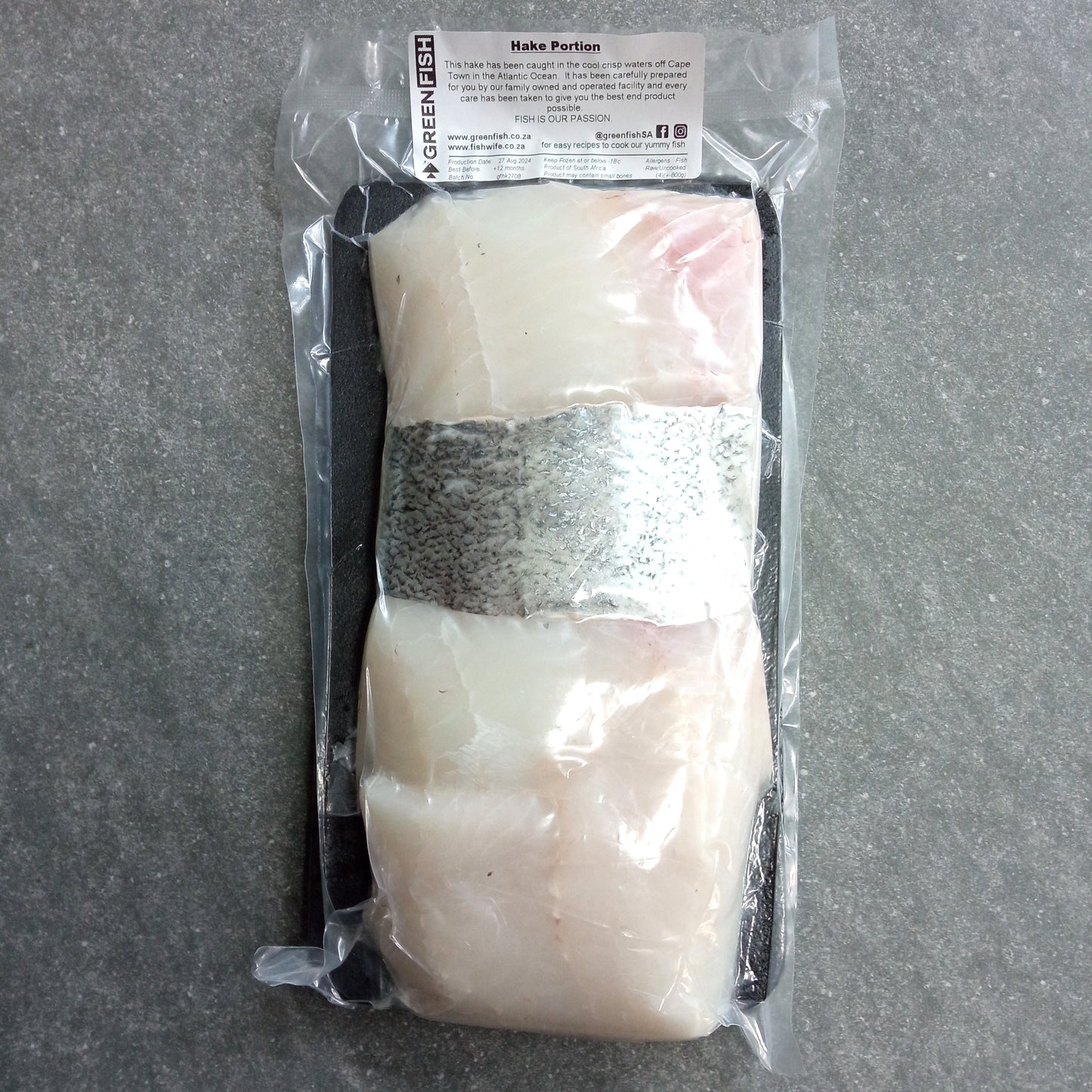 Yellowtail & Hake Premium | Portion Frozen Box | Premium Portion Range | 8 x 200g