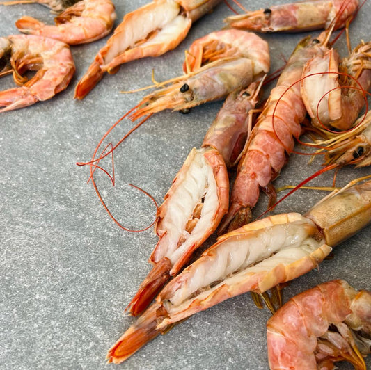XL Pink Prawn | Butterflied and Deveined | Frozen Box | Wild caught | 800g