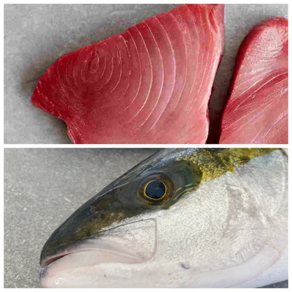 Tuna Steaks & Butterflied Yellowtail | Fresh Fish Box Combo