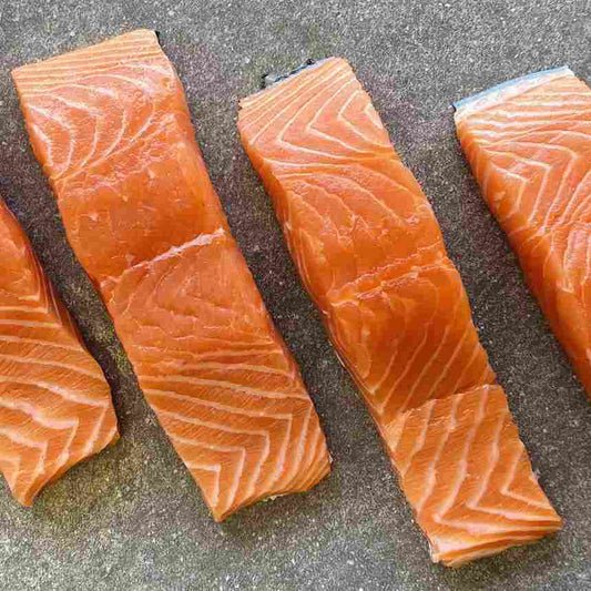 Norwegian Salmon | Portion Frozen Box | Premium Portion Range | Cultivated | 4 x 200g