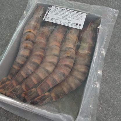 Giant Tiger Prawns | Frozen Box | Wild caught | x6 | 700g