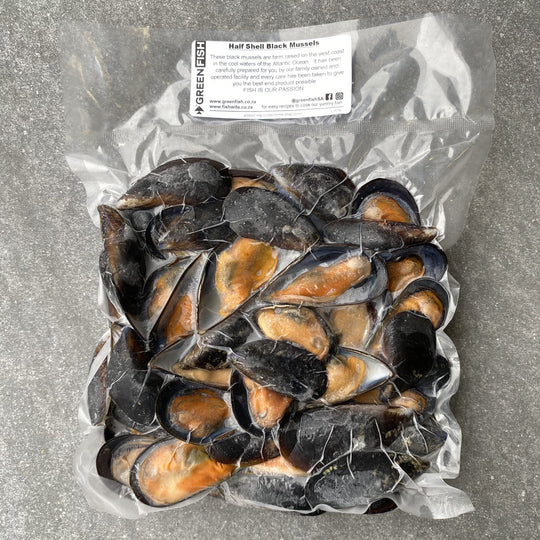 Half Shell Black Mussels Box | Farmed on the West Coast | 1.6kg – Greenfish