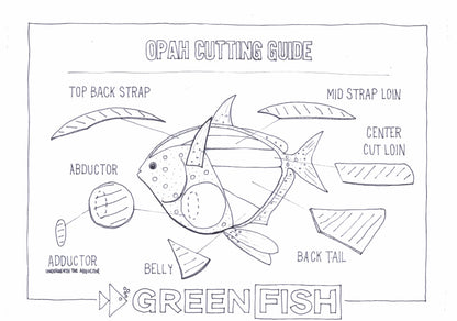 Moonfish Abductor Muscle | Opah | Fresh Fish Box | Wild caught