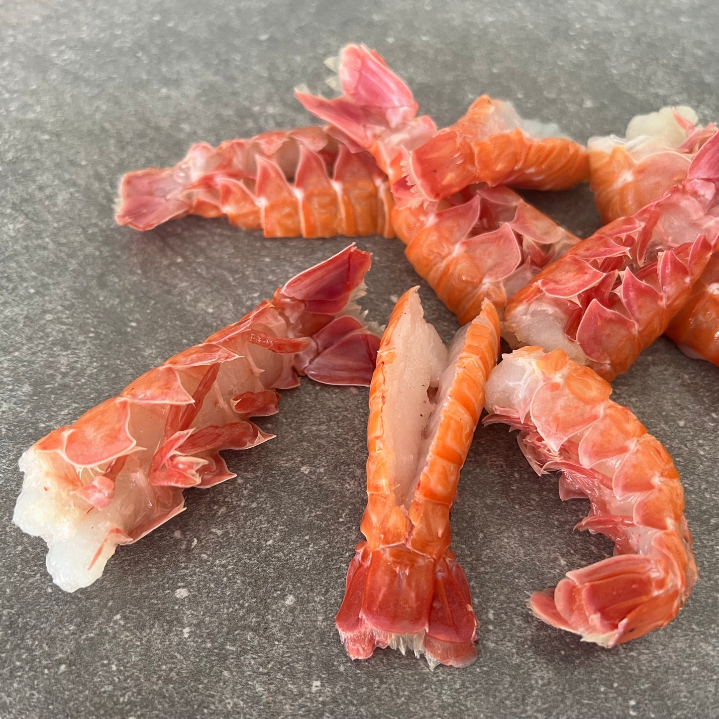 Butterflied Langoustine Tail Box | Mixed sizes | 800g | Frozen Box | Caught off Durban